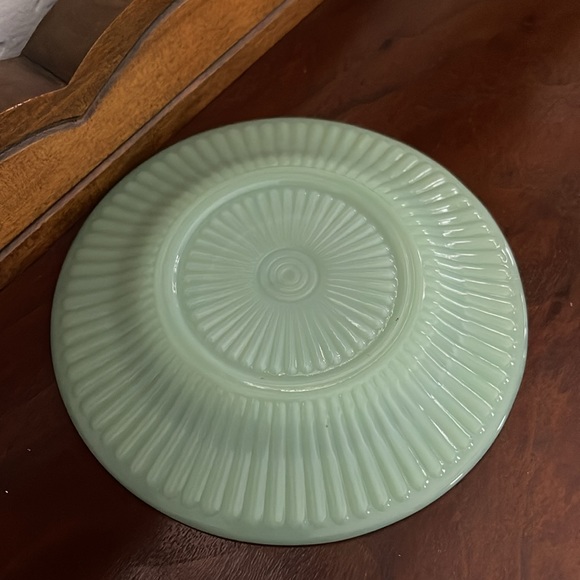 Viintage Fire King Jadeite Jane Ray Starburst Cup & Saucer - Picture 4 of 8